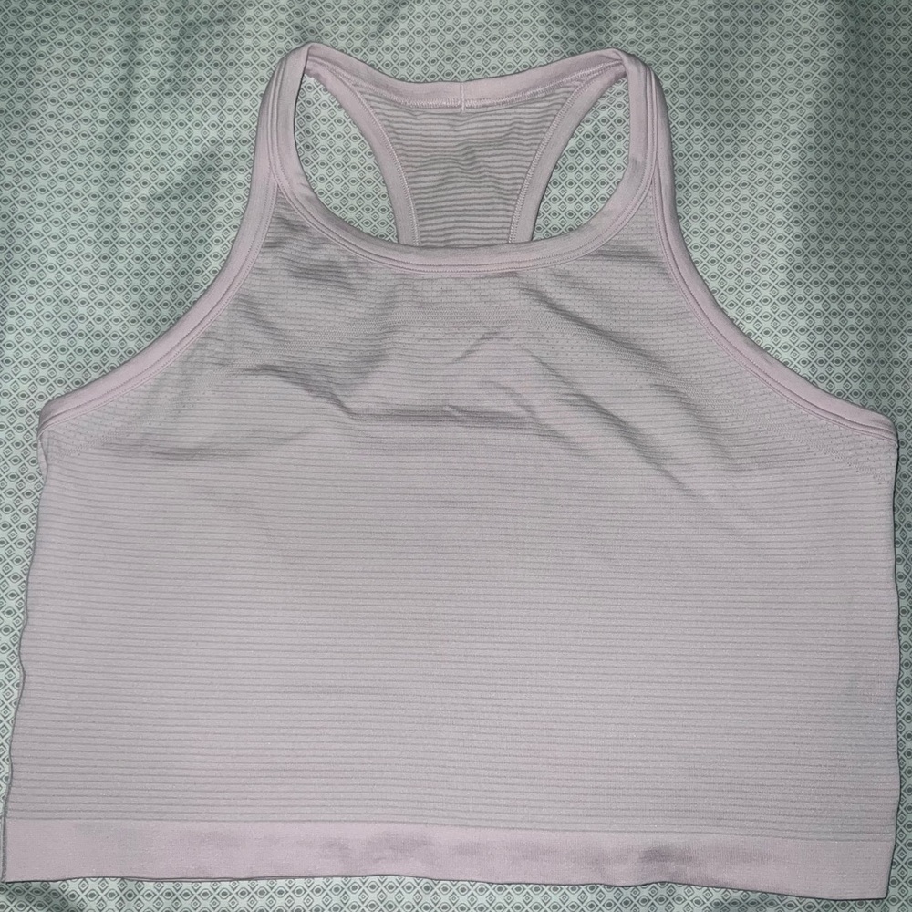Swiftly Tech Cropped Racerback Tank Top 2.0 PNKO (12)